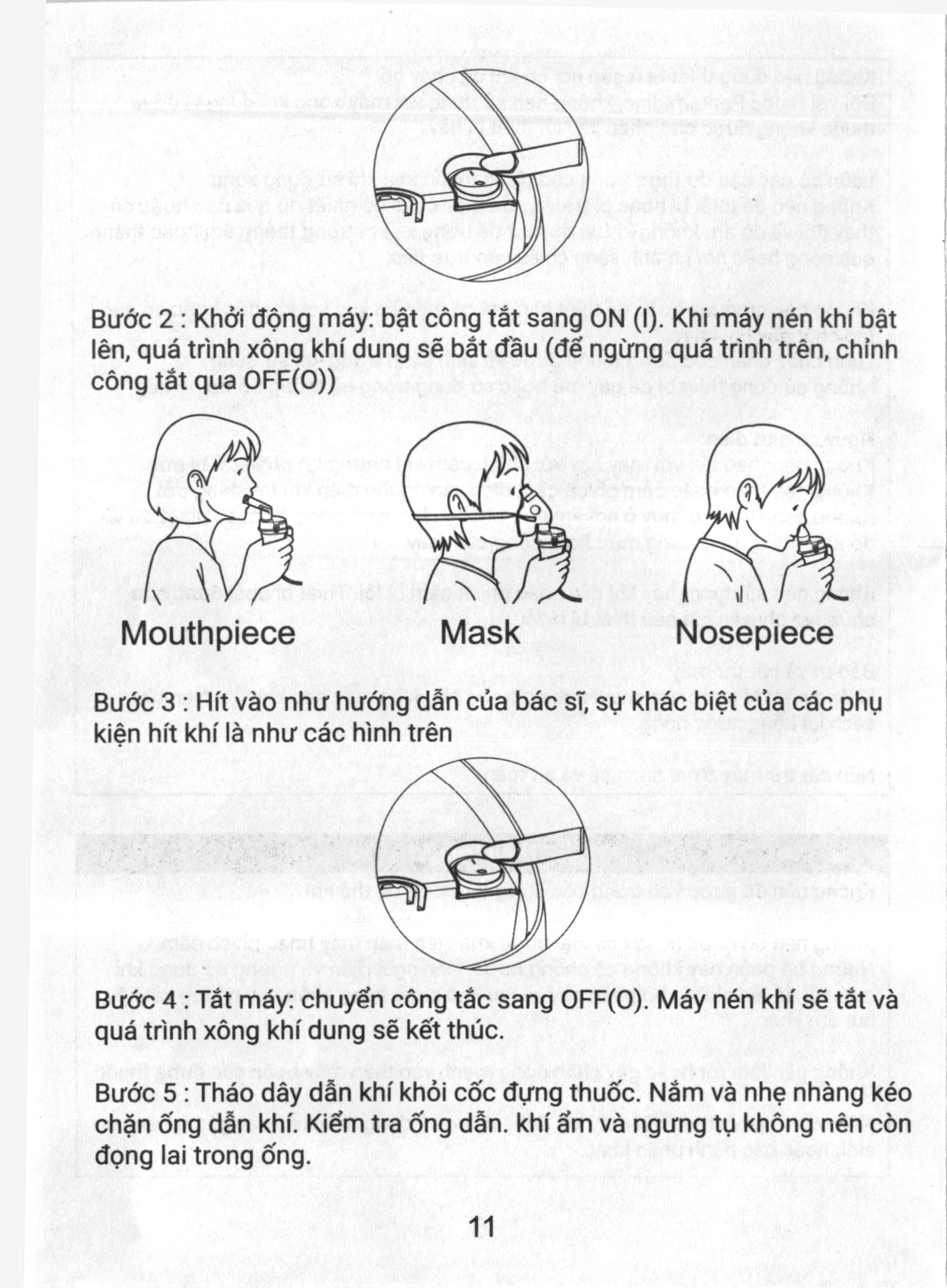 Máy xông khí dung mũi họng Gluck VP-C2A - 22