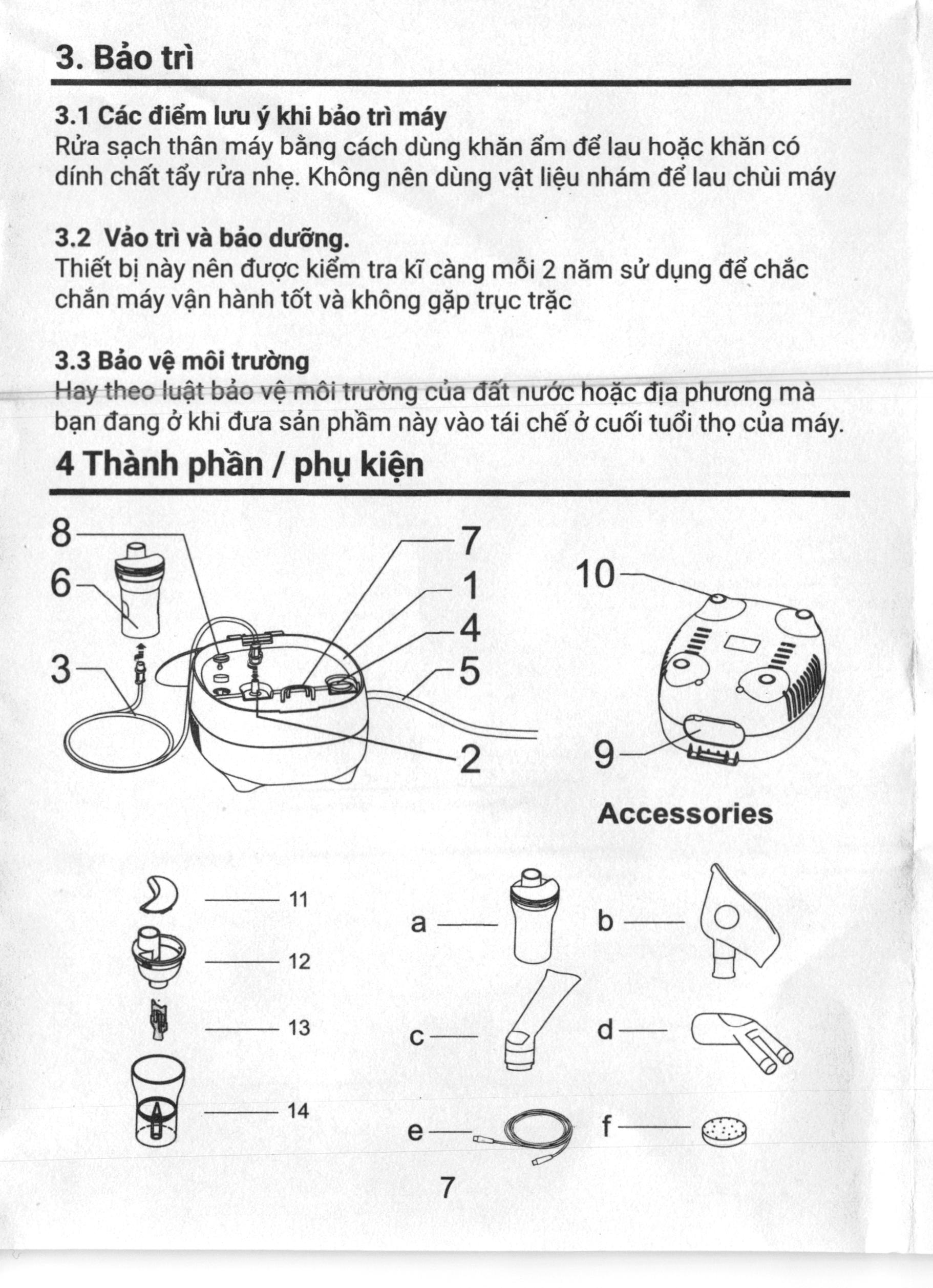 Máy xông khí dung mũi họng Gluck VP-C2A - 18