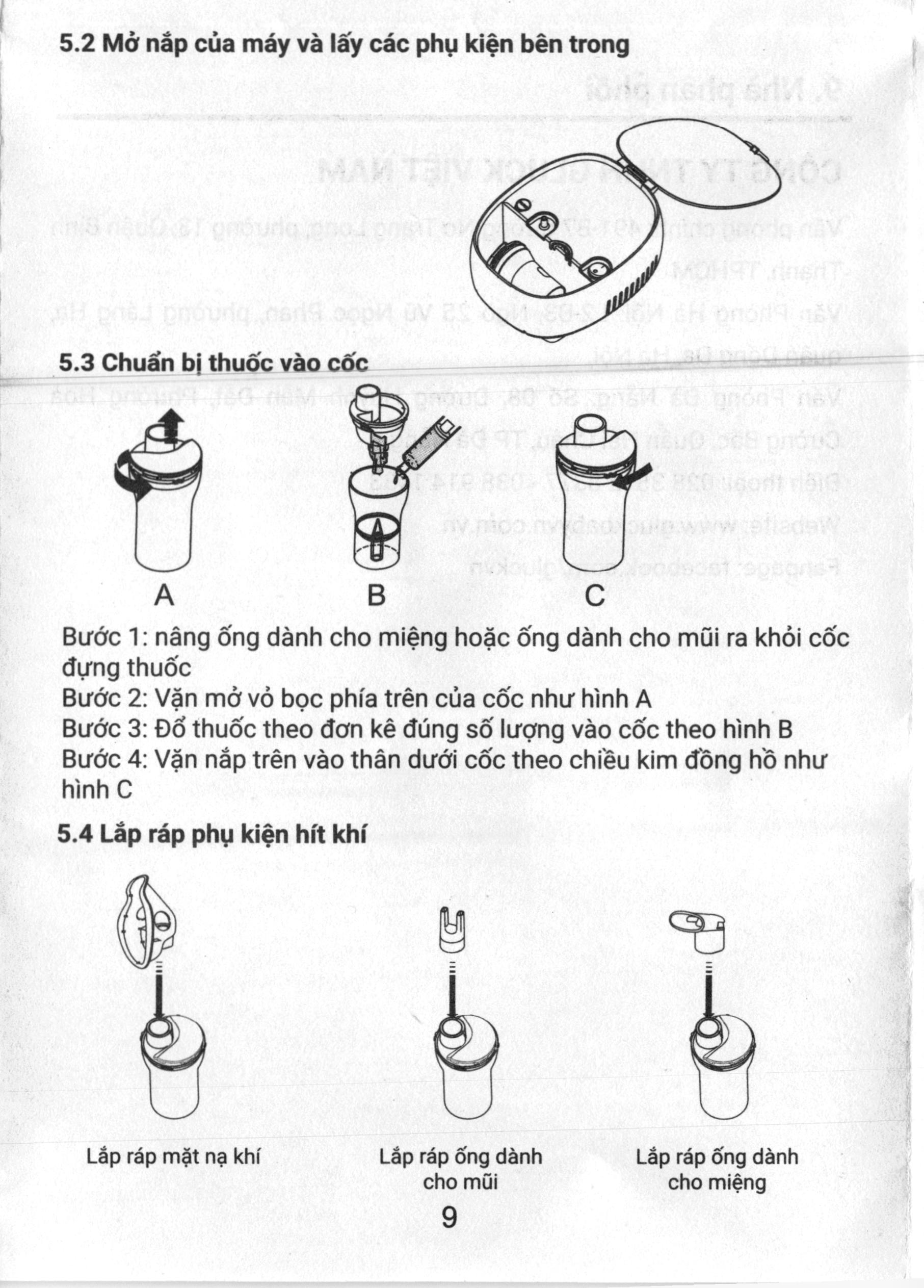 Máy xông khí dung mũi họng Gluck VP-C2A - 20