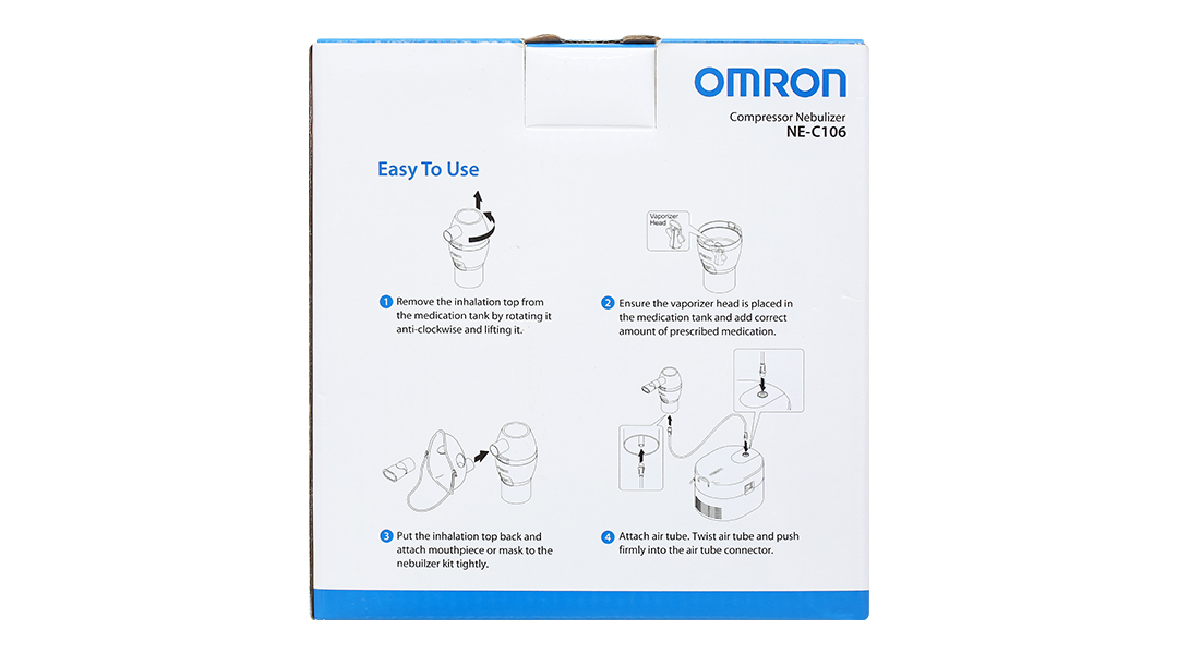 Máy xông khí dung mũi họng Omron NE-C106 - 8