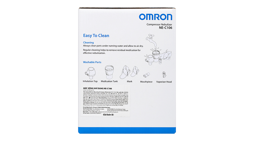Máy xông khí dung mũi họng Omron NE-C106 - 10
