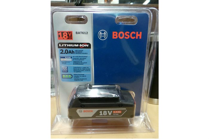 Pin Li-ion Bosch 18V 2.0 Ah Màu Đen - Đỏ