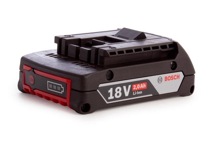 Pin Li-ion Bosch 18V 2.0 Ah Màu Đen - Đỏ