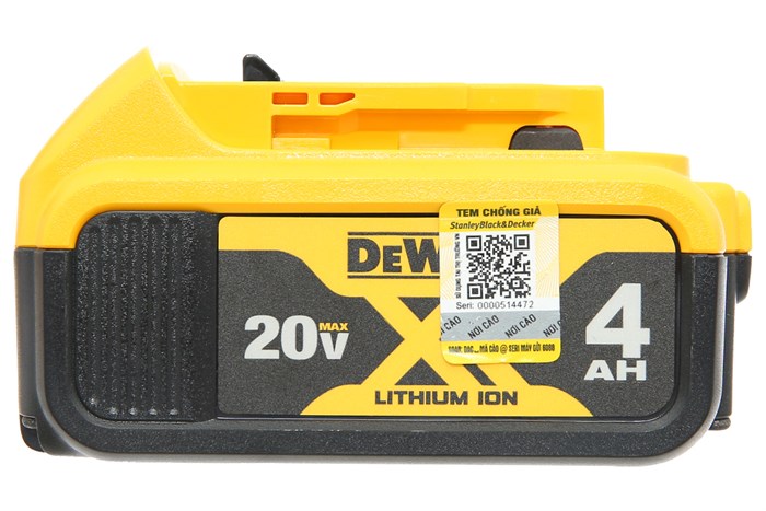 Pin Dewalt DCB182-B1 18V 4.0 Ah