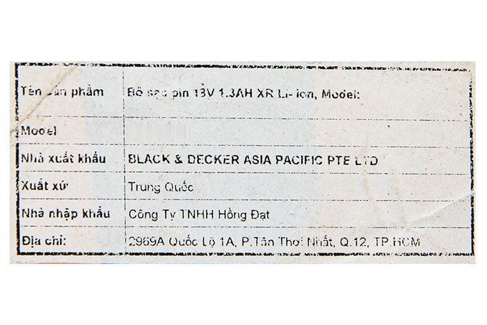 Pin Dewalt DCB185-B1 18V 1.3 Ah