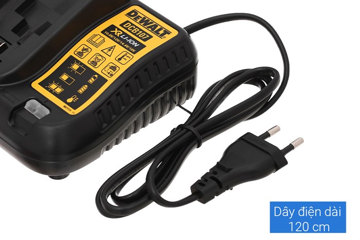 Sạc pin Dewalt DCB107-B1 10.8V-18V 1.25 Ah