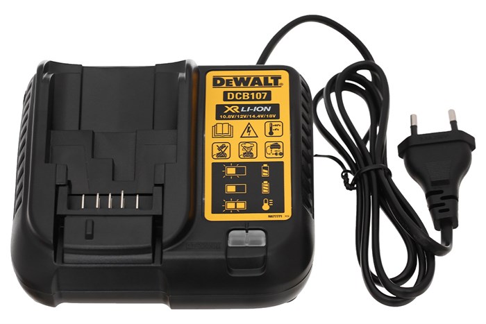 Sạc pin Dewalt DCB107-B1 10.8V-18V 1.25 Ah