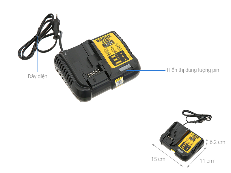 Sạc pin Dewalt DCB112-B1 10.8V - 18V 2 Ah