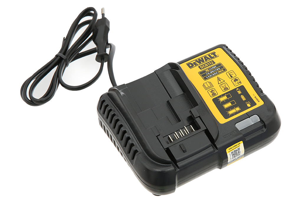 Sạc pin Dewalt DCB112-B1 10.8V - 18V 2 Ah Màu Đen - Vàng