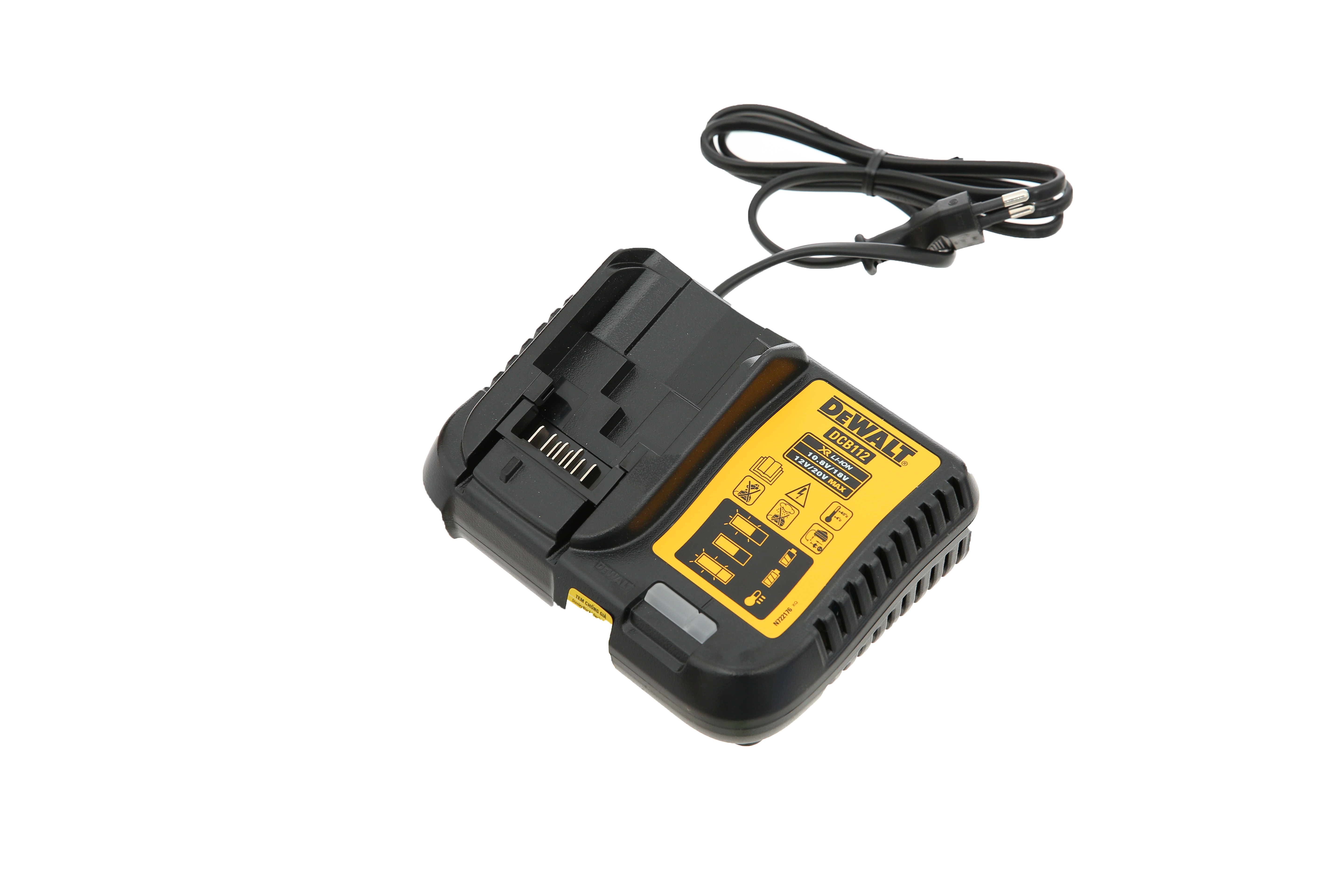 Sạc pin Dewalt DCB112-B1 10.8V - 18V 2 Ah Màu Đen - Vàng