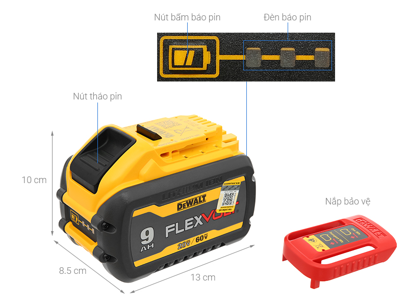 Pin Dewalt DCB609-KR 18V/54V 9.0 Ah/3.0 Ah