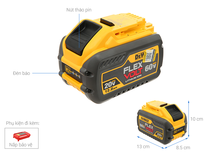 Pin Dewalt DCB612-KR 18V/54V 12.0 Ah/4.0 Ah