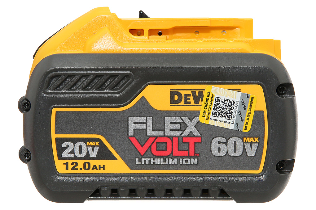 Pin Dewalt DCB612-KR 18V/54V 12.0 Ah/4.0 Ah Màu Đen - Vàng
