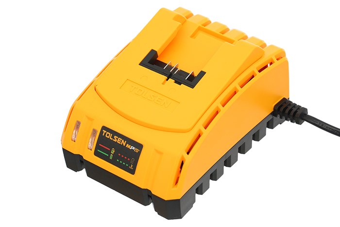 Sạc pin Tolsen 87485 20V 2.0 Ah Màu Đen - Vàng