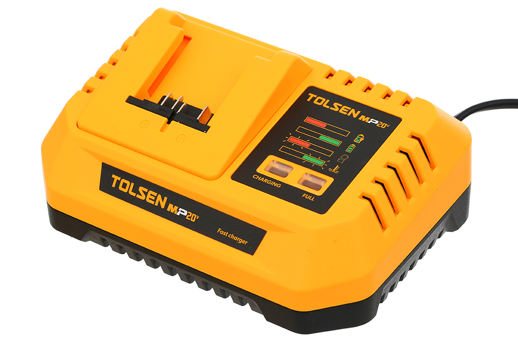 Sạc pin Tolsen 87486 20V 4.0 Ah Màu Đen - Vàng