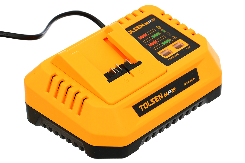 Sạc pin Tolsen 87486 20V 4.0 Ah Màu Đen - Vàng