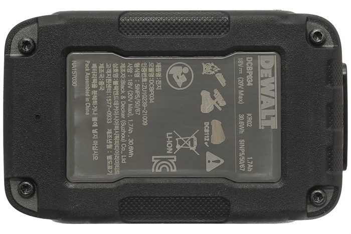 Pin Powerstack Dewalt DCBP034-KR 18V 1.7 Ah