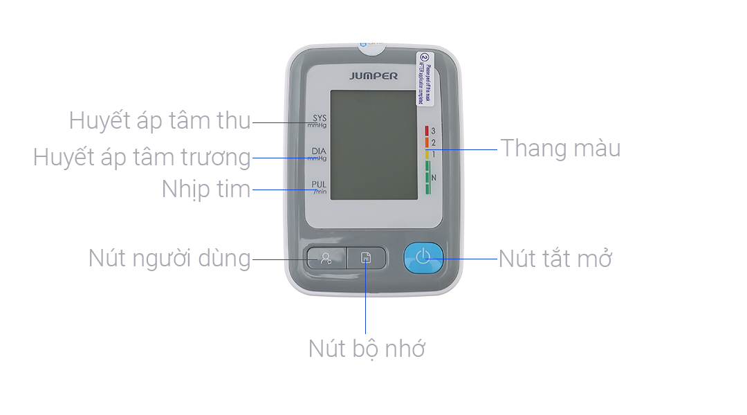 Máy đo huyết áp bắp tay JUMPER JPD-HA300