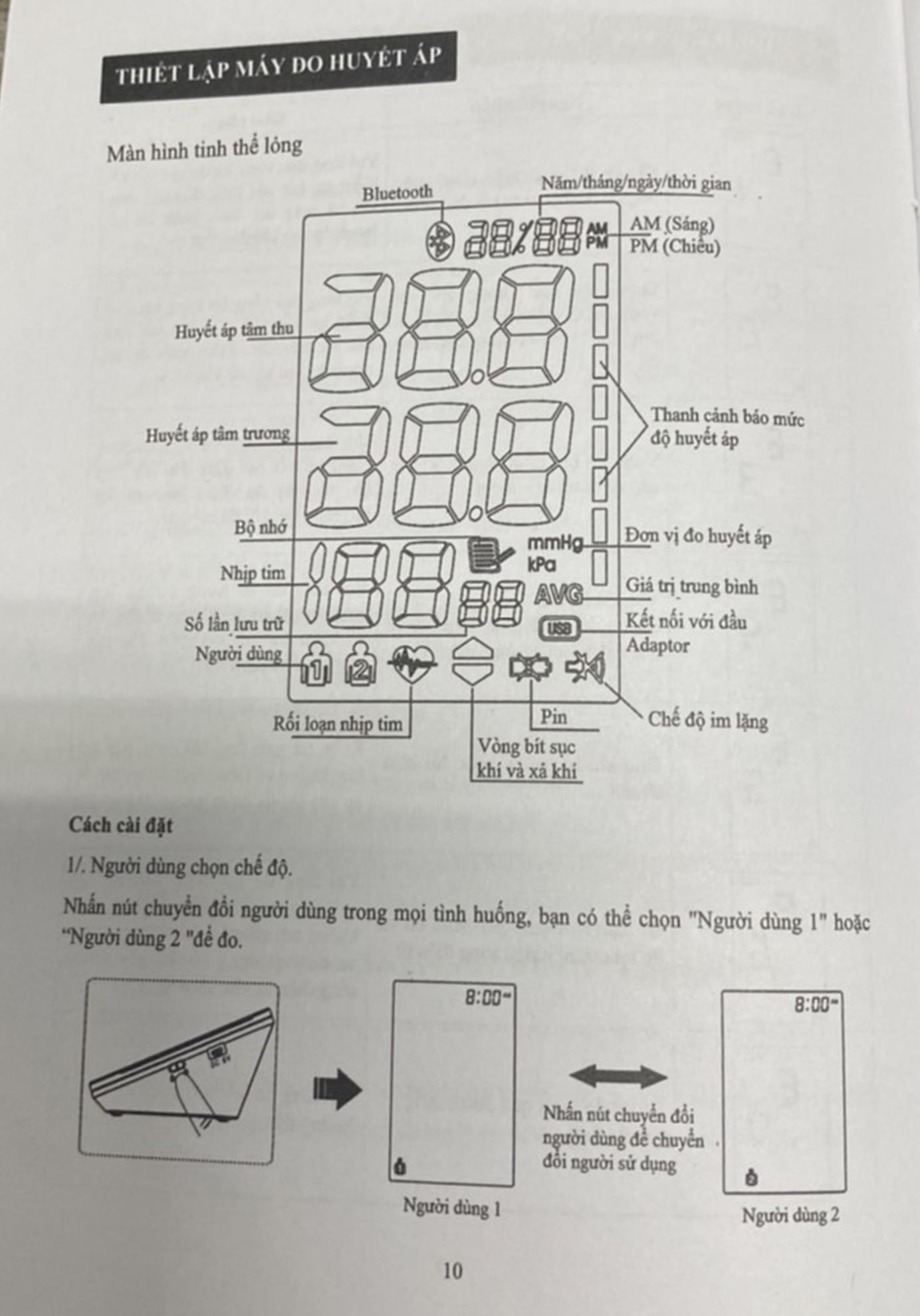 Máy đo huyết áp bắp tay Kachi BLS-2009A - 21