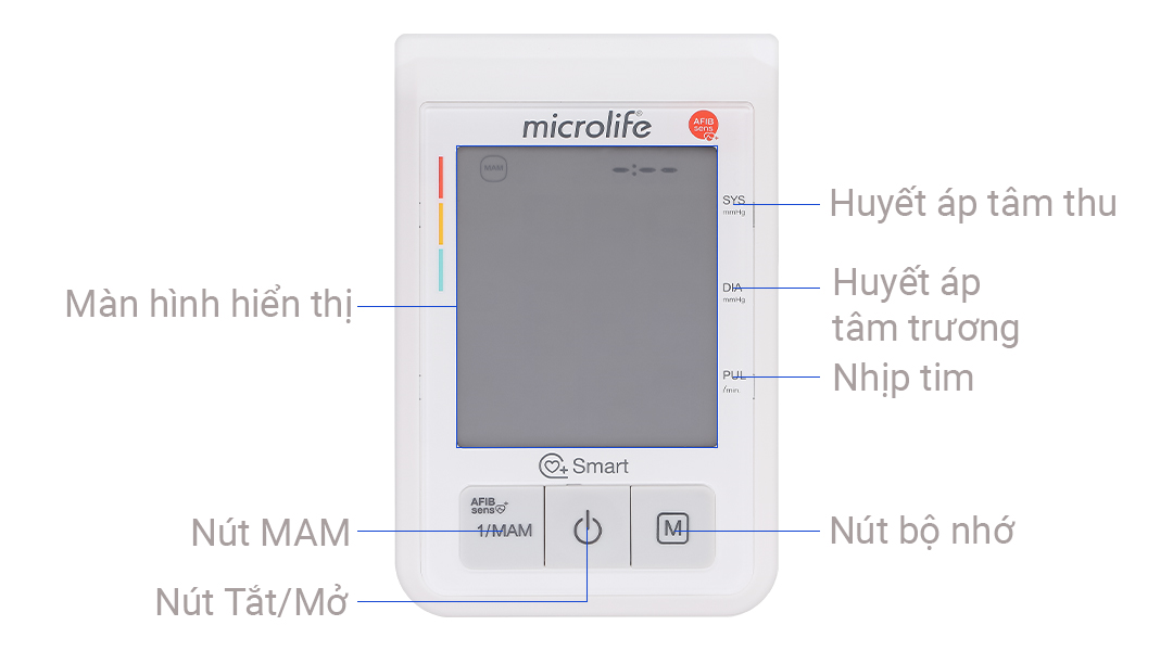 Máy đo huyết áp bắp tay Microlife B3 AFIB Advanced