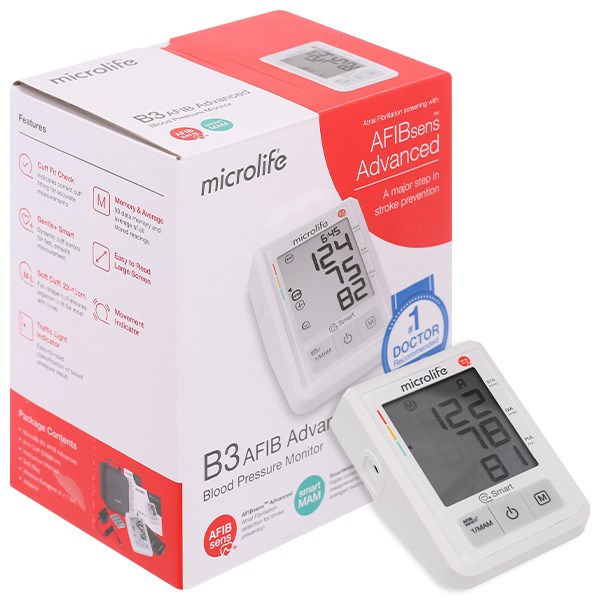 Các Tính Năng Nổi Bật Của Máy Đo Huyết Áp Microlife B3 AFIB Advanced