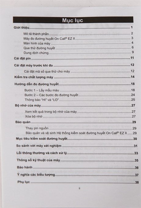 Máy đo đường huyết On Call EZ II (tặng kèm 25 que thử) - 16