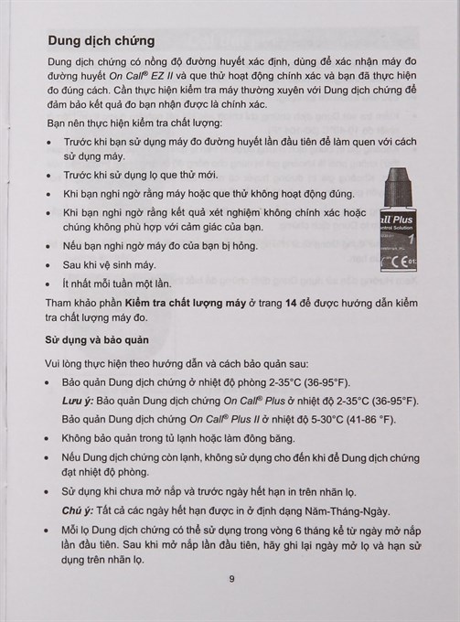 Máy đo đường huyết On Call EZ II (tặng kèm 25 que thử) - 25