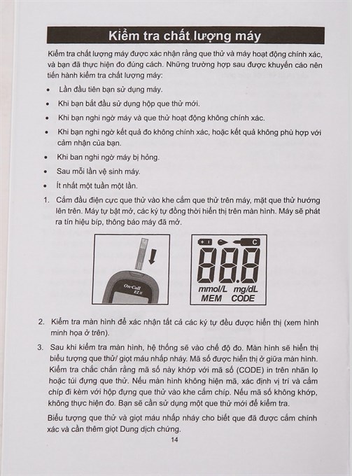 Máy đo đường huyết On Call EZ II (tặng kèm 25 que thử) - 30