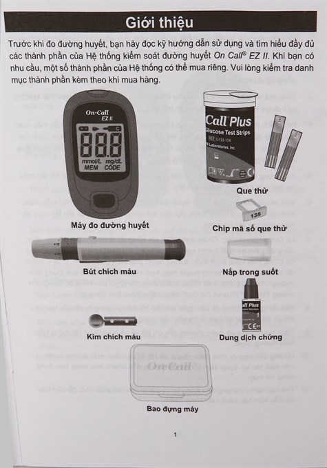 Máy đo đường huyết On Call EZ II (tặng kèm 25 que thử) - 17