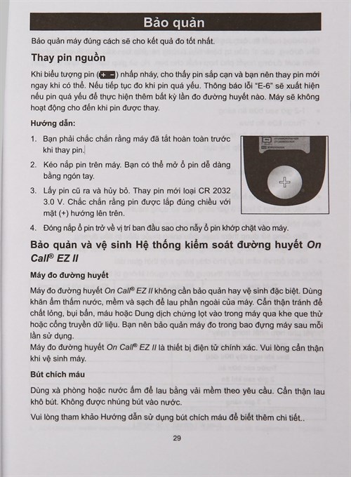 Máy đo đường huyết On Call EZ II (tặng kèm 25 que thử) - 45