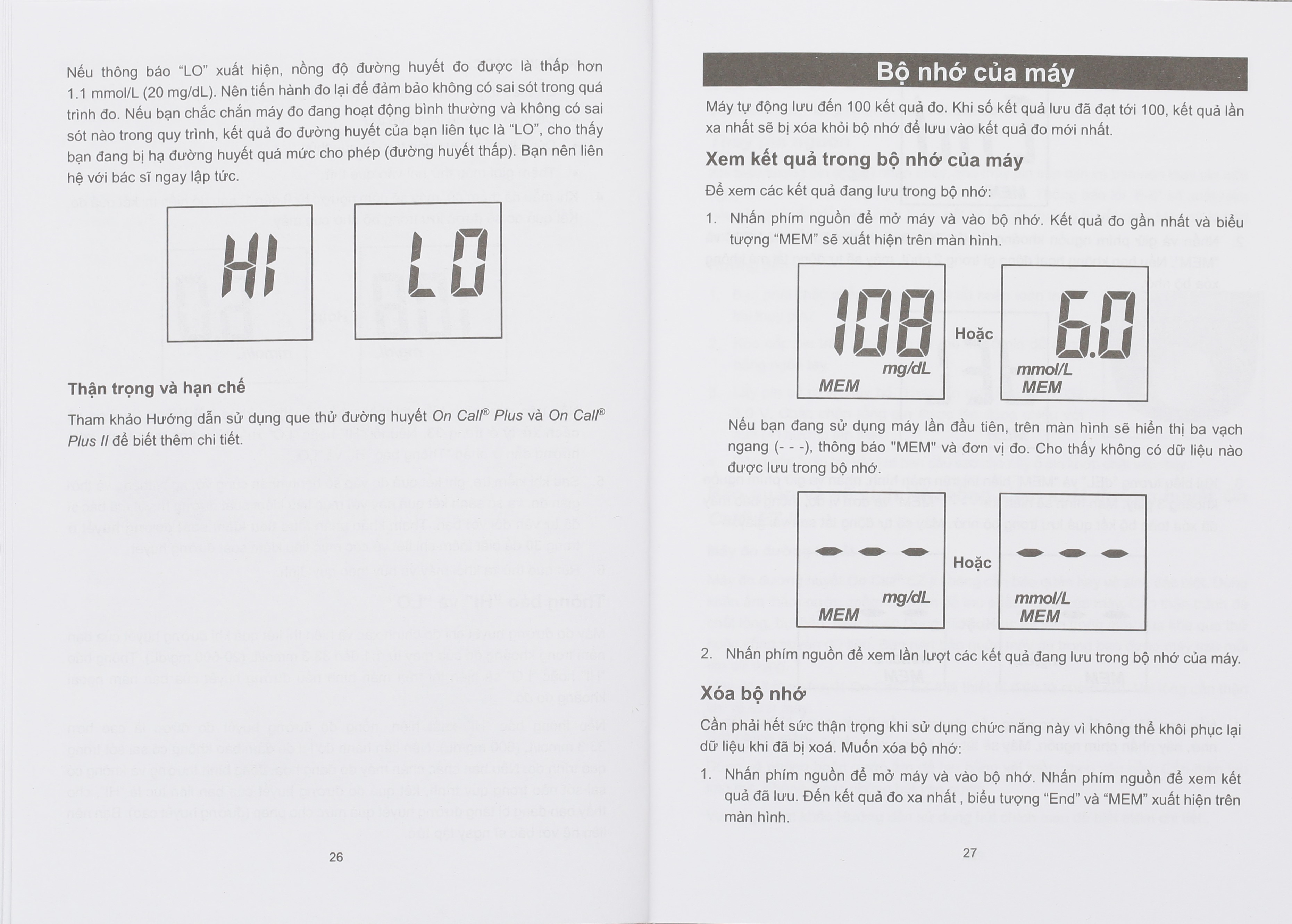 Máy đo đường huyết On Call EZ II (không tặng kèm que thử đường huyết) - 29