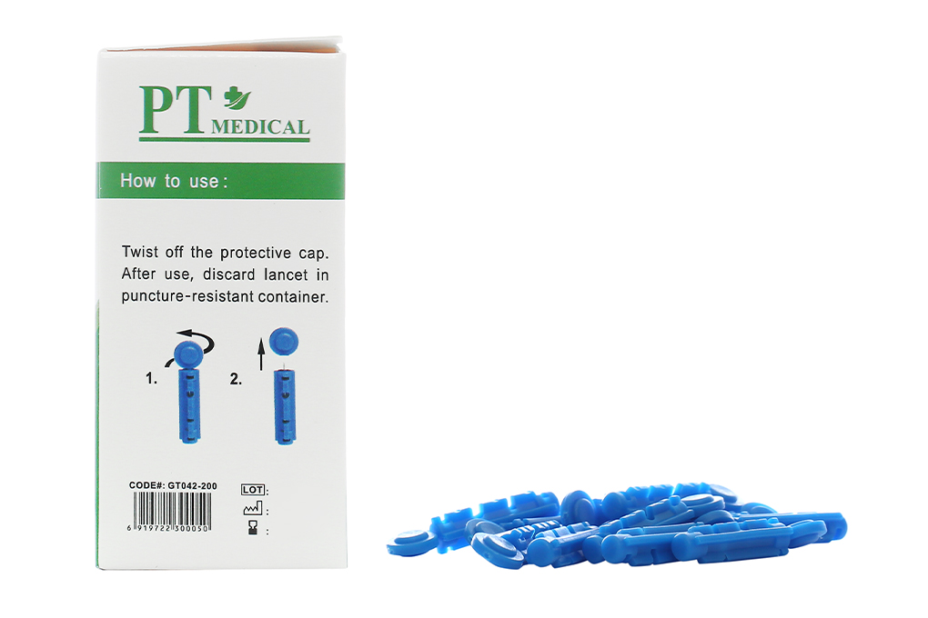Kim lấy máu PT Medical Blood Lancets