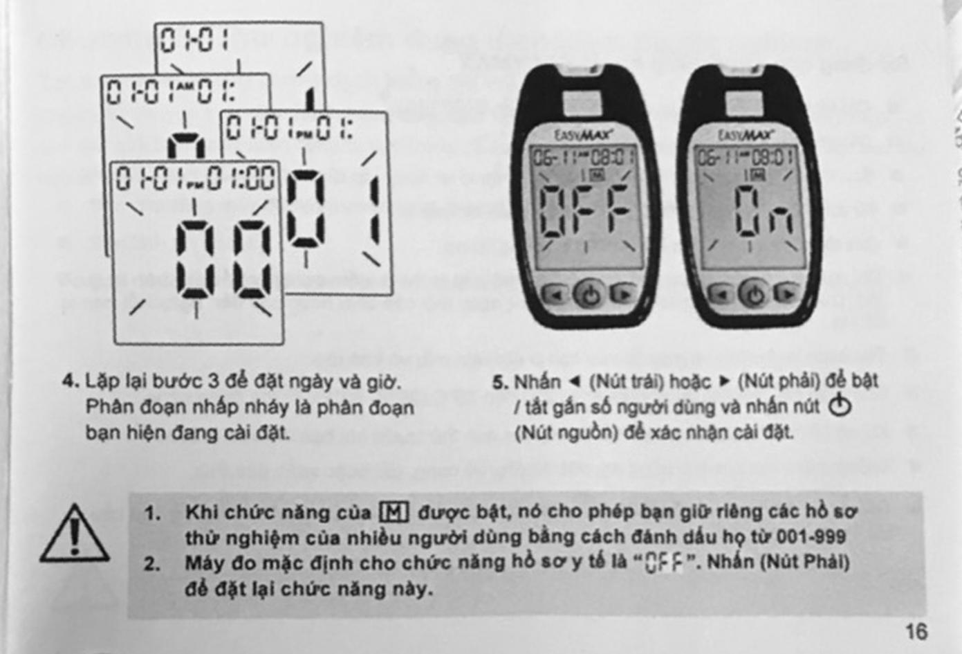 Máy đo đường huyết EasyMax MU (mg/dl) - 23