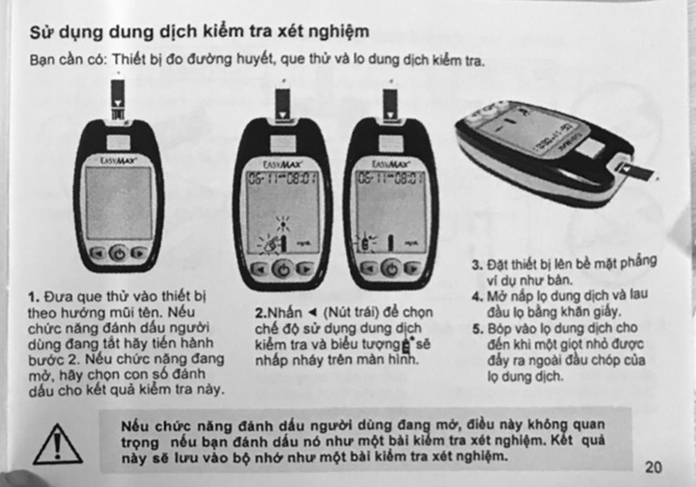 Máy đo đường huyết EasyMax MU (mg/dl) - 27
