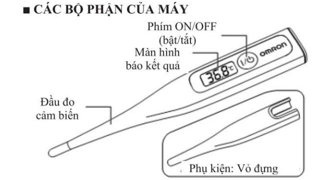 Nhiệt kế Omron MC-246 Nhiệt kế Omron MC-246
