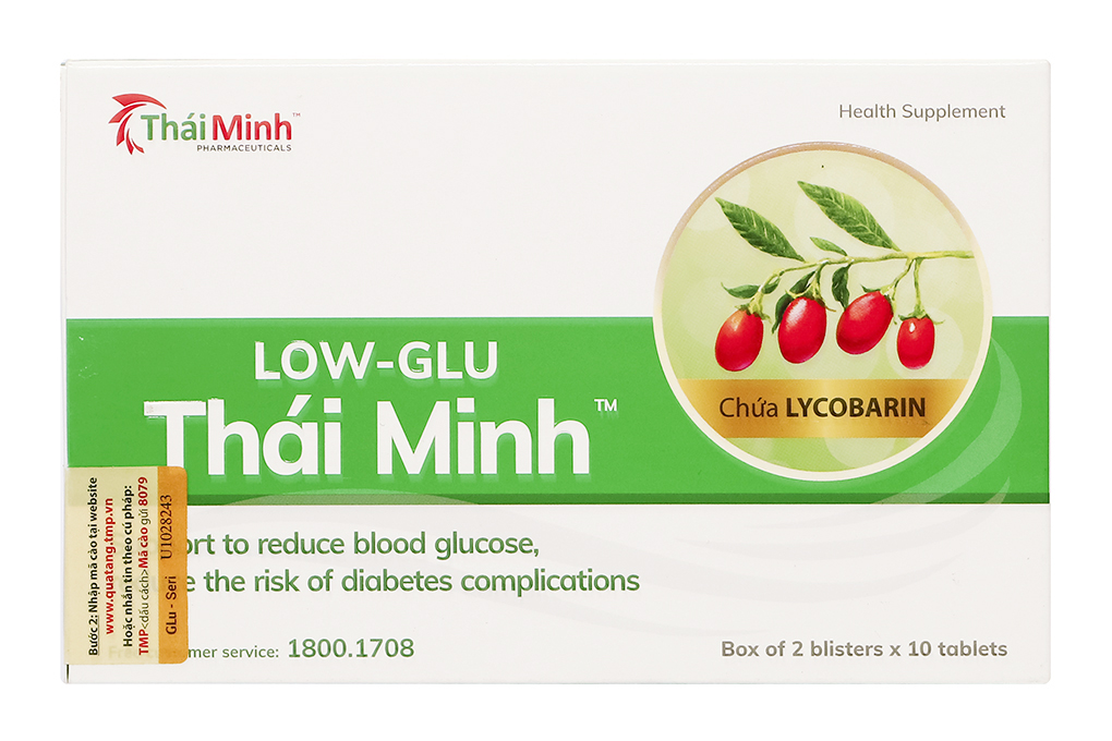 Low-Glu Thái Minh hỗ trợ giảm tiểu đường