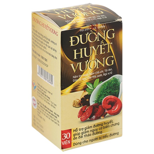 Đường Huyết Vương Dân Khang hộp 30 viên