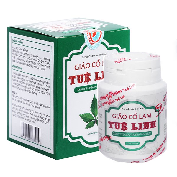 Giảo Cổ Lam Tuệ Linh hộp 60 viên