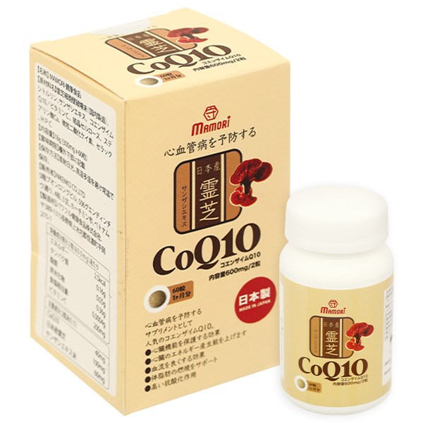 Thực phẩm bảo vệ sức khỏe Mamori Coq10 hộp 60 viên