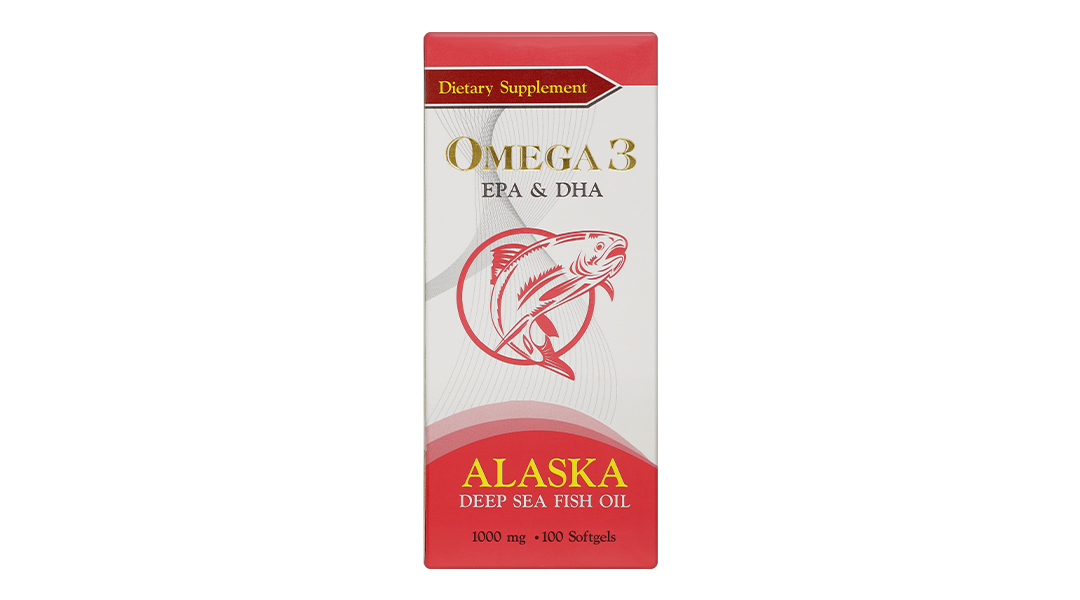 Alaska Deep Sea Fish Oil Omega-3 hỗ trợ sức khỏe tim mạch, bổ mắt