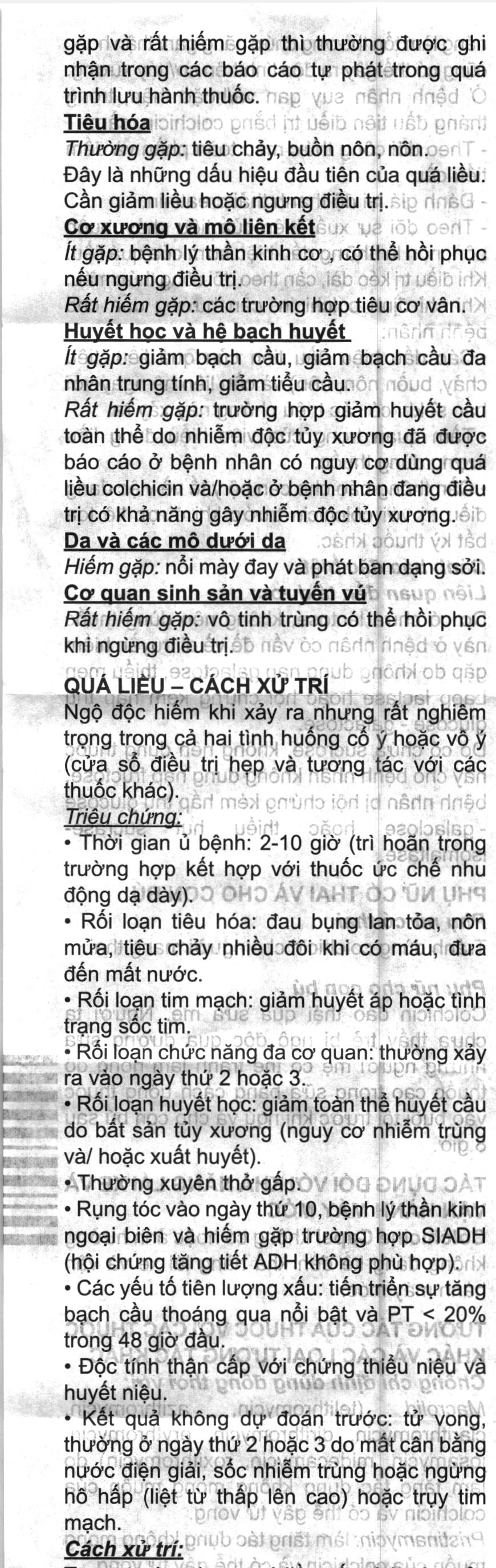 Colchicine Capel Mayoly Spindler 1mg phòng và trị cơn gout cấp (1 vỉ x 20 viên) - 8