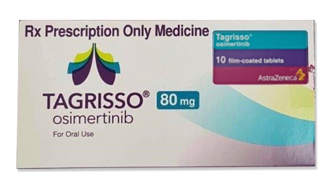 Tagrisso 80mg chỉ định điều trị ung thư tiến triển (1 vỉ x 10 viên) - 