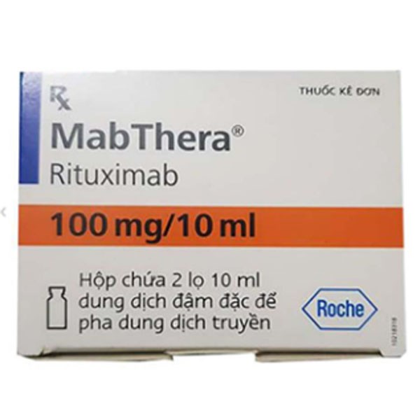Dung dịch tiêm Mabthera 100mg/10ml điều trị u lympho, u hạt
