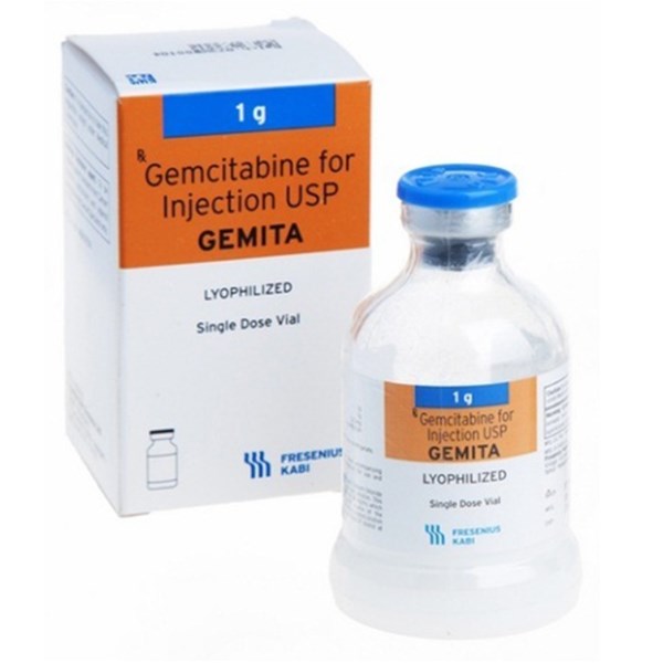 Bột pha tiêm Gemita 1g điều trị ung thư di căn hoặc tiến triển