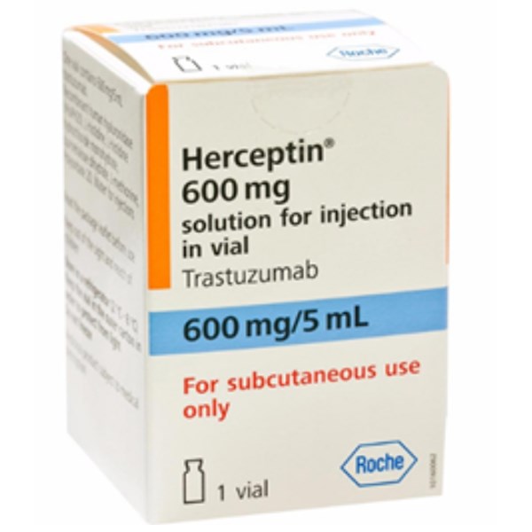 Dung dịch tiêm Herceptin 600mg/5ml điều trị ung thư vú