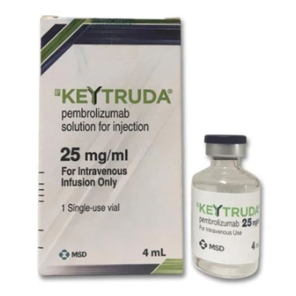 Dung dịch pha tiêm Keytruda 25mg/ml điều trị ung thư da, ung thư phổi