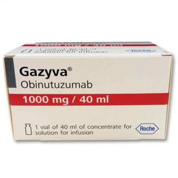Dung dịch tiêm Gazyva 1000mg/40ml điều trị ung thư máu