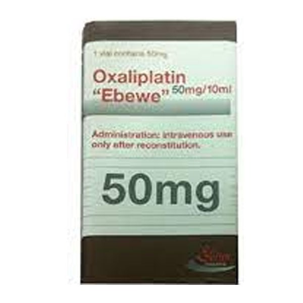 Bột pha tiêm Oxaliplatin "Ebewe" 50mg/10ml điều trị bổ trợ ung thư lọ ...