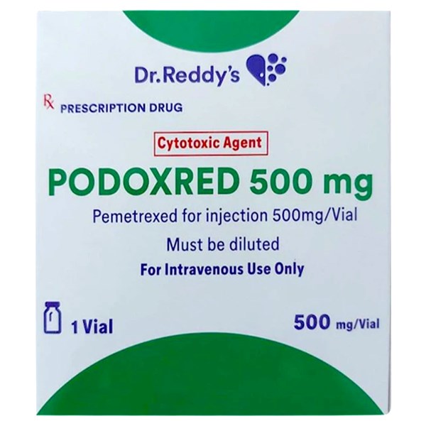 Bột pha tiêm Podoxred 500mg điều trị ung thư