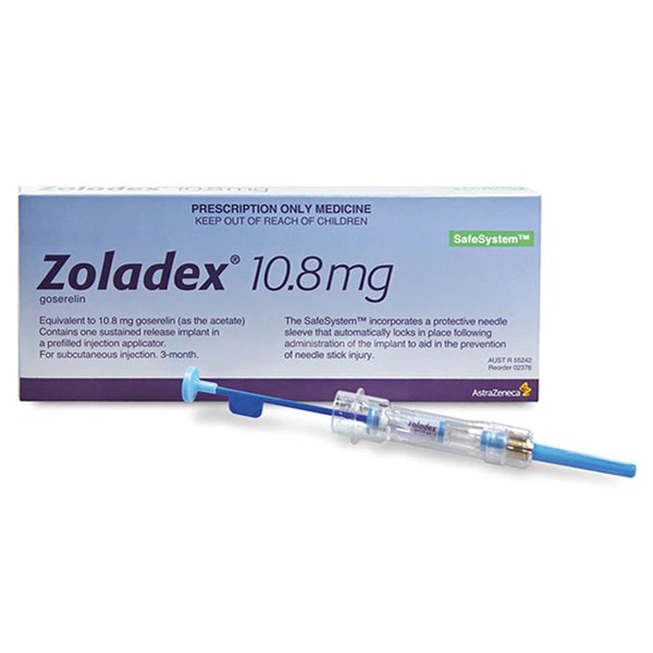 Dung dịch tiêm Zoladex 10,8mg kiểm soát ung thư vú, tuyến tiền liệt
